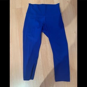 Lululemon Wunder Under crop High Rise 21” Size 6